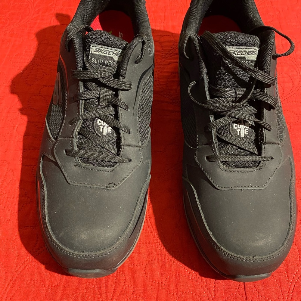 Skechers Men's Black Slip-On Sneakers